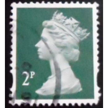 Selo postal do Reino Unido de 1995 Queen Elizabeth II Decimal Machin SEV