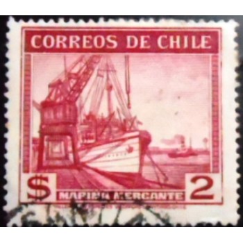 Selo postal do Chile de 1943 Conte de Biancamano and Ponderoso