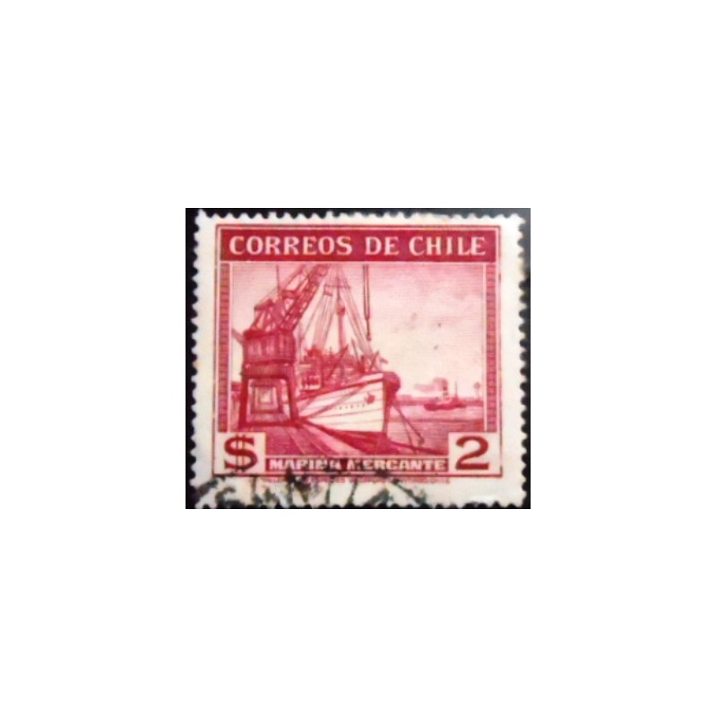 Selo postal do Chile de 1943 Conte de Biancamano and Ponderoso