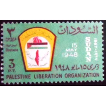 Selo postal do Sudão de 1967 Emblem 3
