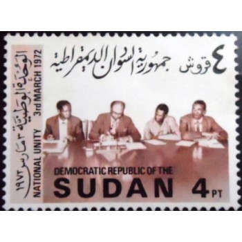 Selo postal do Sudão de 1973 Governing Council of Sudan