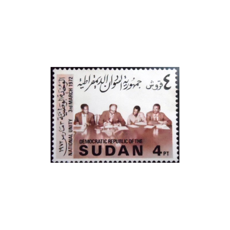 Selo postal do Sudão de 1973 Governing Council of Sudan