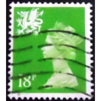 Selo postal da Escócia de 1993 Queen Elizabeth II 18p Machin Portrait