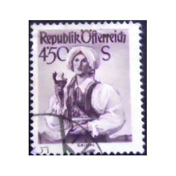 Imagem similar à do selo postal da Áustria de 1951 Carinthia