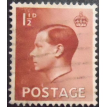 Imagem similar à do selo postal do Reino Unido de 1936 King Edward VIII  U