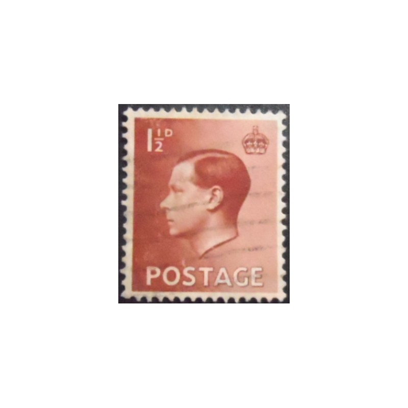 Imagem similar à do selo postal do Reino Unido de 1936 King Edward VIII  U