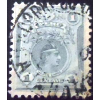 Selo postal do Peru de 1909 Manco Capac U b