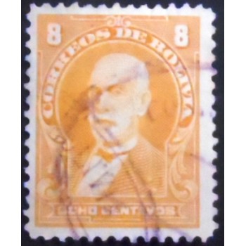 Selo postal da Bolívia de 1913 Thomas Frias