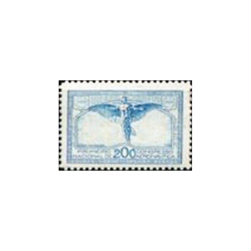 Selo postal do Brasil de 1934 Congresso Aeronáutica