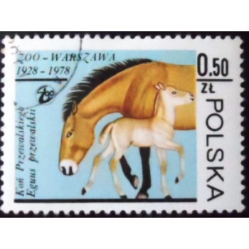 Selo postal Polônia 1978 Przewalski’s Horse NCC