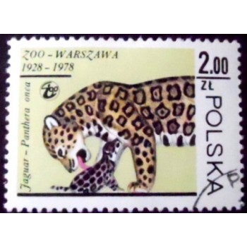 Selo postal Polônia 1978 Jaguar U