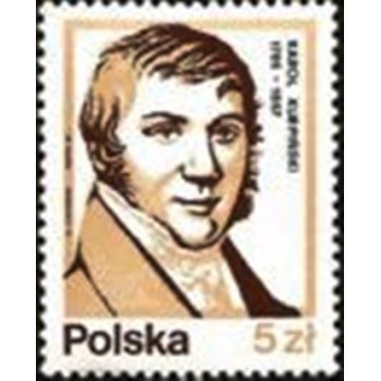 Selo postal Polônia 1983 Karol Kurpinski M