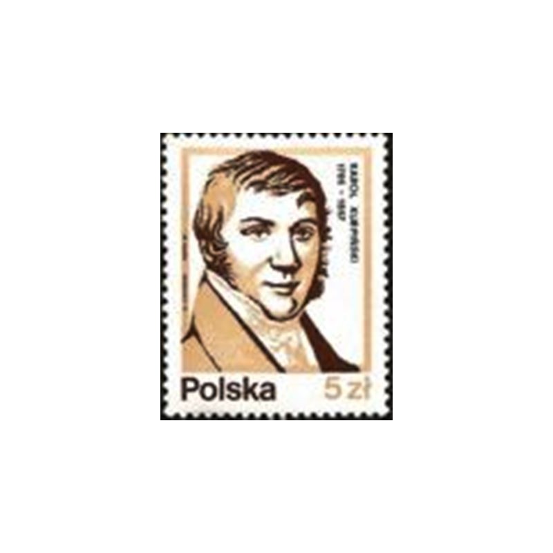 Selo postal Polônia 1983 Karol Kurpinski M