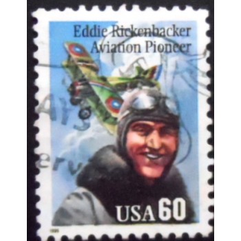 Selo postal dos Estados Unidos de 1999 Eddie Rickenbacker II