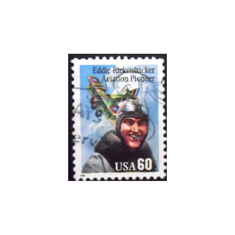 Selo postal dos Estados Unidos de 1999 Eddie Rickenbacker II