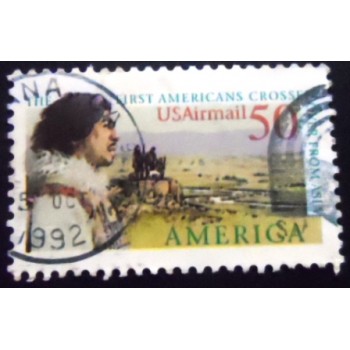 Selo postal dos Estados Unidos de 1991 Bering Land Bridge