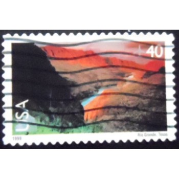 Selo postal dos Estados Unidos de 1999 Rio Grande China Clipper