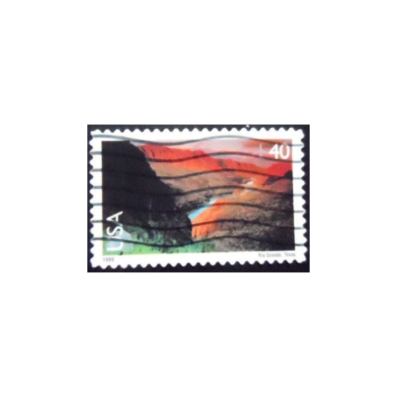 Selo postal dos Estados Unidos de 1999 Rio Grande China Clipper