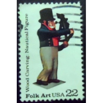 Selo postal dos Estados Unidos de 1986 Nautical