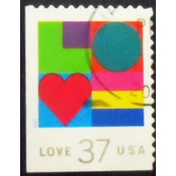 Selo postal dos Estados Unidos de 1994 Love