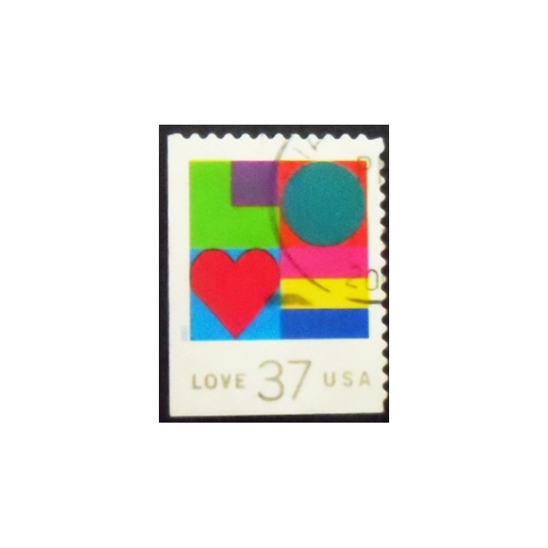 Selo postal dos Estados Unidos de 1994 Love