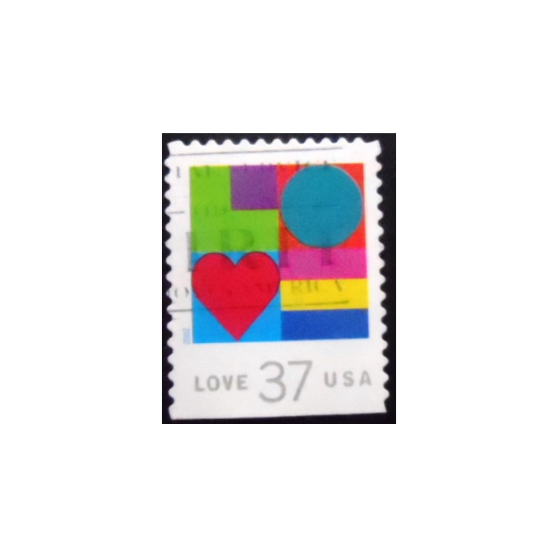 Selo postal dos Estados Unidos de 1994 Love 37