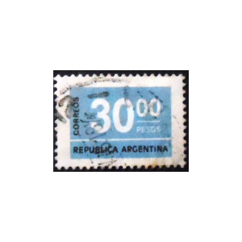 Selo postal da Argentina de 1976 Numeral  30