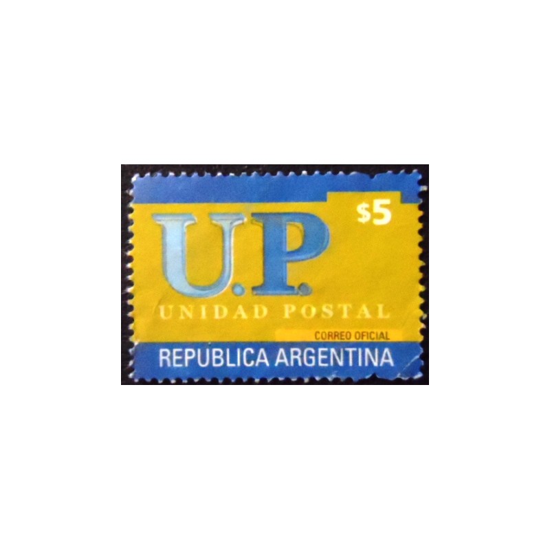 Selo postal da Argentina de 2002 Unidad Postal 5