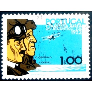 Imagem similar à do selo postal de Portugal de 1972 G Coutinho & S. Cabral 13½