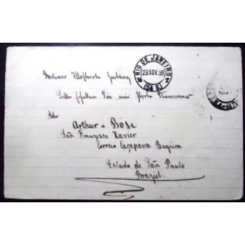 Bilhete Postal de 1898 BP 57 verso