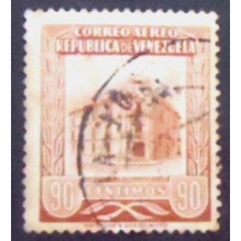 Selo postal da Venezuela de 1955 - Main Post Office Caracas