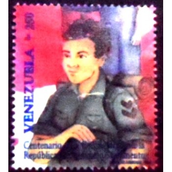 Selo postal da Venezuela de 1999 Soldier