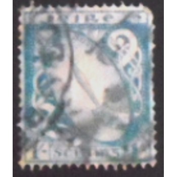 Imagem similar à do selo postal da Irlanda de 1923 Sword of Light 1