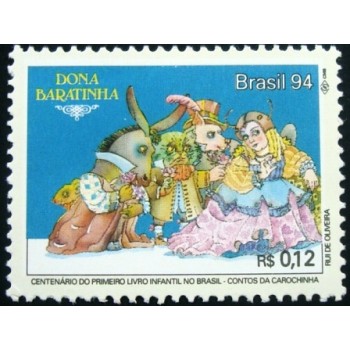 Selo postal do Brasil de 1994 Dona Baratinha