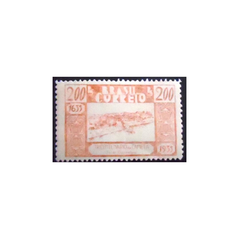 Selo postal do Brasil  de 1936 Cametá 200 N