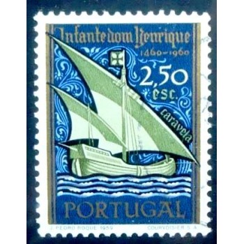 Imagem similar à do selo postal de Portugal de 1960 Caravel