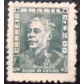 Imagem do selo postal do Brasil de 1956 Duque de Caxias 2 N anuunciado