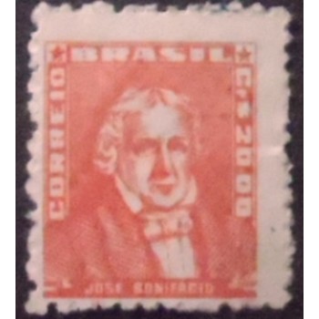 Imagem do selo postal do Brasil de 1959 José Bonifácio 20 N anunciado