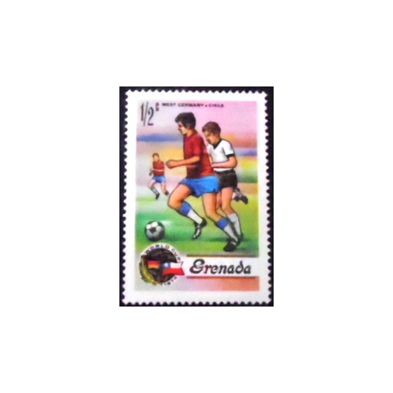 Imagem do Selo postal de Granada-Grenadines de 1974 Germany x Chile anunciado