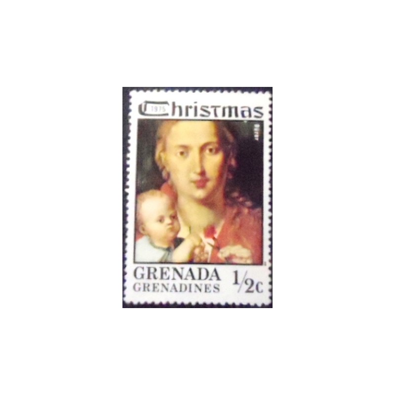 Imagem do selo postal de Granada-Grenadines de 1975 Virgin with child by Albrecht Dürer anunciado