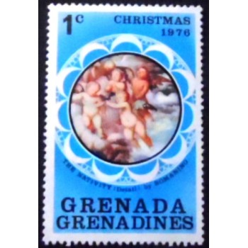 Imagem do selo postal de Granada-Grenadines de 1976 The Nativity anunciado