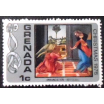 Imagem do selo postal de Granada de 1976 Annunciation anunciado
