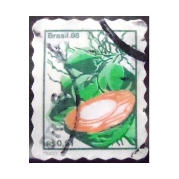 Imagem do selo postal do Brasil de 1998 Coco U anunciado