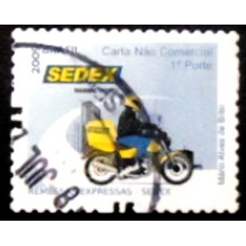 Imagem similar à do selo postal do Brasil de 2011 - Sedex BR U anunciado