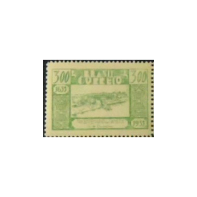 Imagem do selo postal do Brasil de 1936 Tricentenário Cametá 300 M anunciado