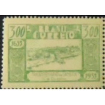 Imagem do selo postal do Brasil  de 1936 Cametá 300 M anunciado