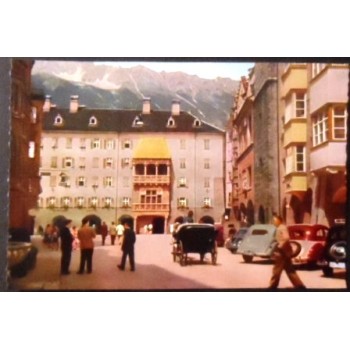 Imagem do Cartão postal da Áustria herzog-friedrich-straße mit goldenem dachl anunciado
