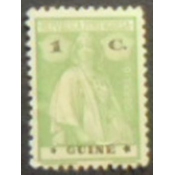 Imagem do selo postal da Guiné de 1922 Ceres 1 anunciado