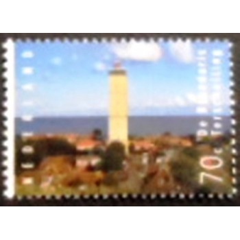 Imagem do selo postal da Holanda de 1994 Brandaris Lighthous anunciado