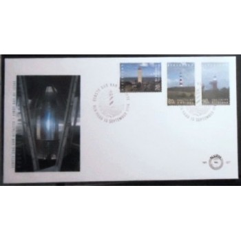 Imagem do envelope FDC da Holanda de 1994 Lighthouses - envelope M